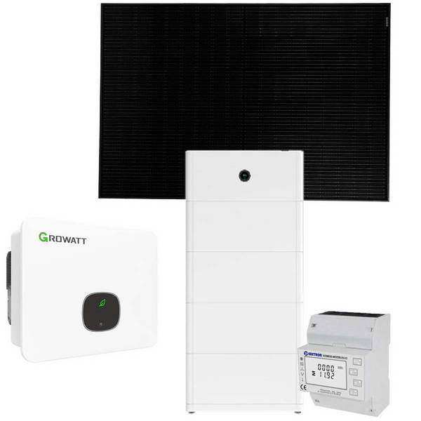 Growatt 13,8kWp PV-Komplettanlage mit Solarmodulen und 20 kWh Speicher