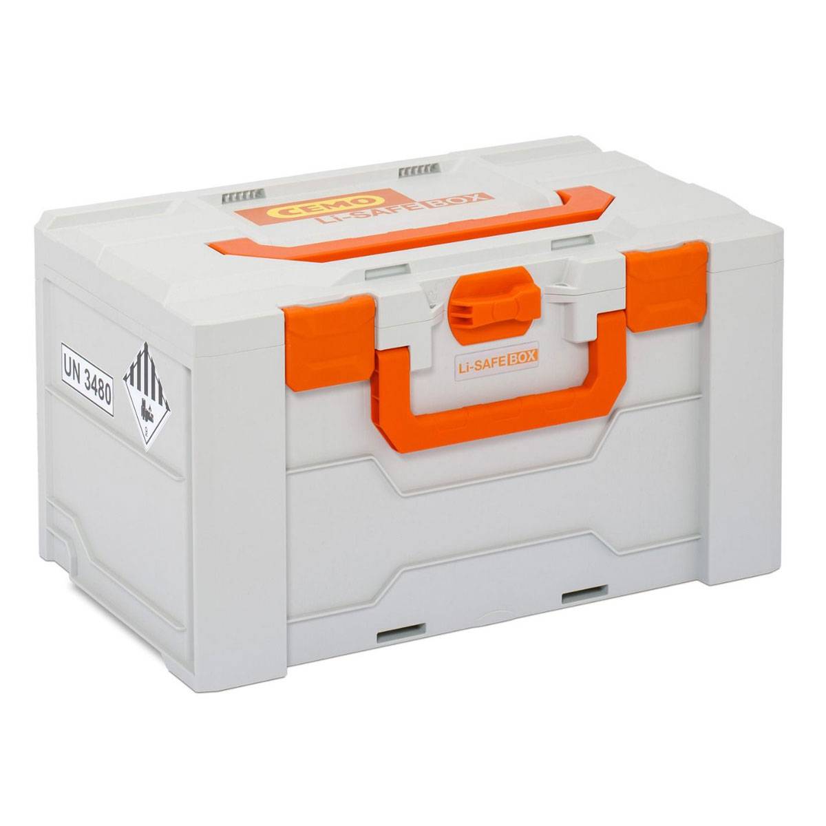CEMO Li-SAFE Akku-Systembrandschutzbox Größe 2-L Transport- und Aufbewahrungssystem-1