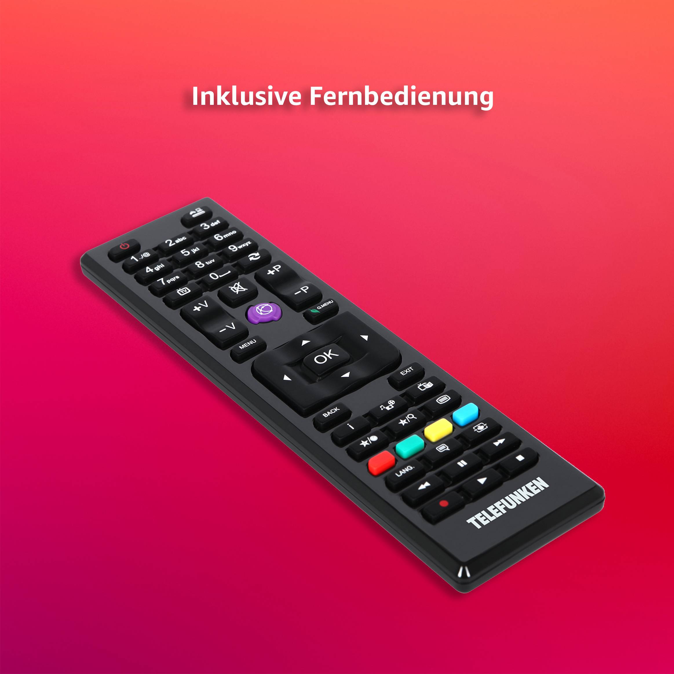 Telefunken XF32N750M Fernseher 32 Zoll Full HD Auflösung, LED TV mit Triple-Tuner, schwarz (2026)-3