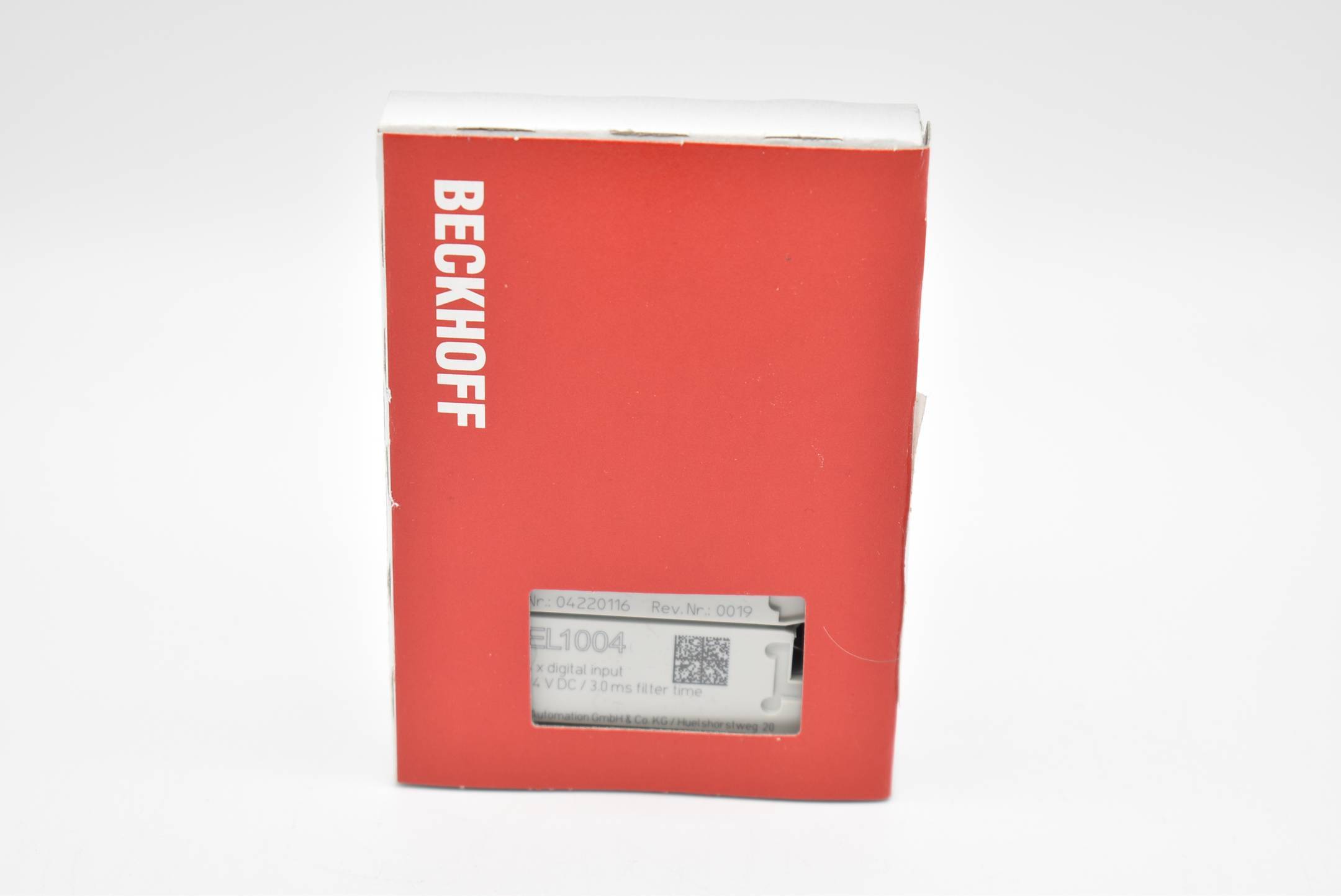 Beckhoff EL1004, EtherCAT-Klemme, 4-Kanal-Digital-Eingang, 24V DC, 3 ms-0
