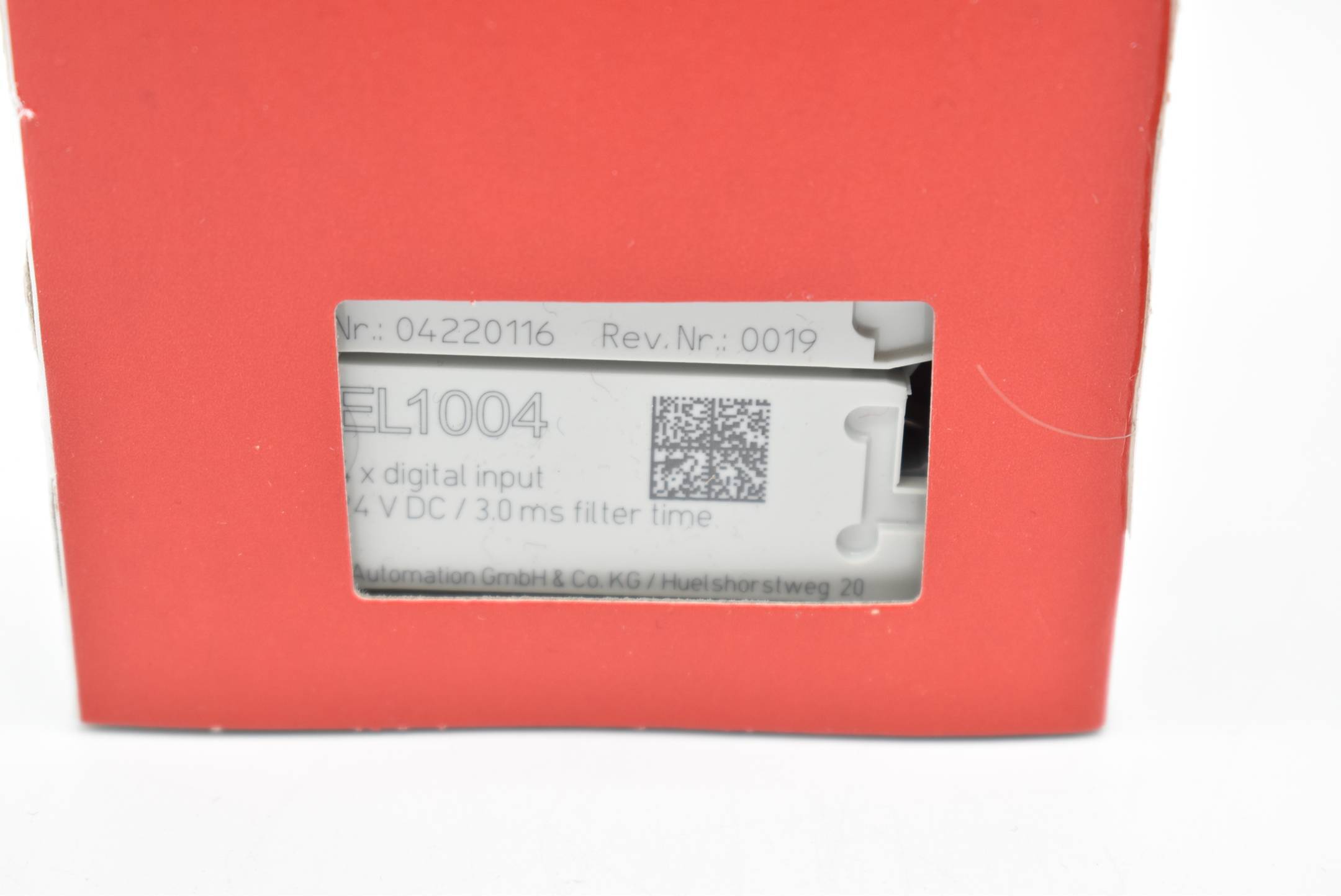 Beckhoff EL1004, EtherCAT-Klemme, 4-Kanal-Digital-Eingang, 24V DC, 3 ms-1