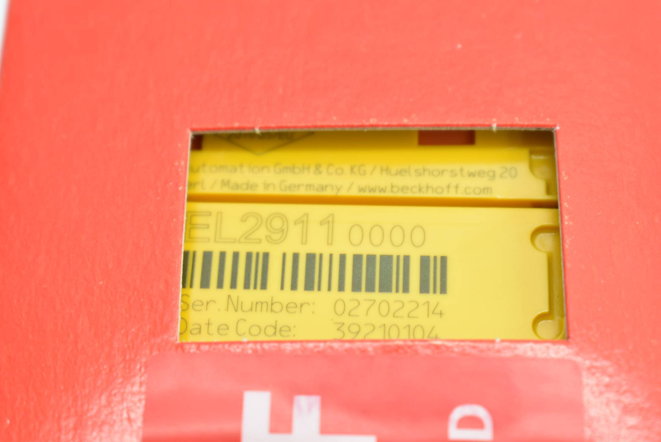 Beckhoff IO Feldbuskomponente - EL2911-1