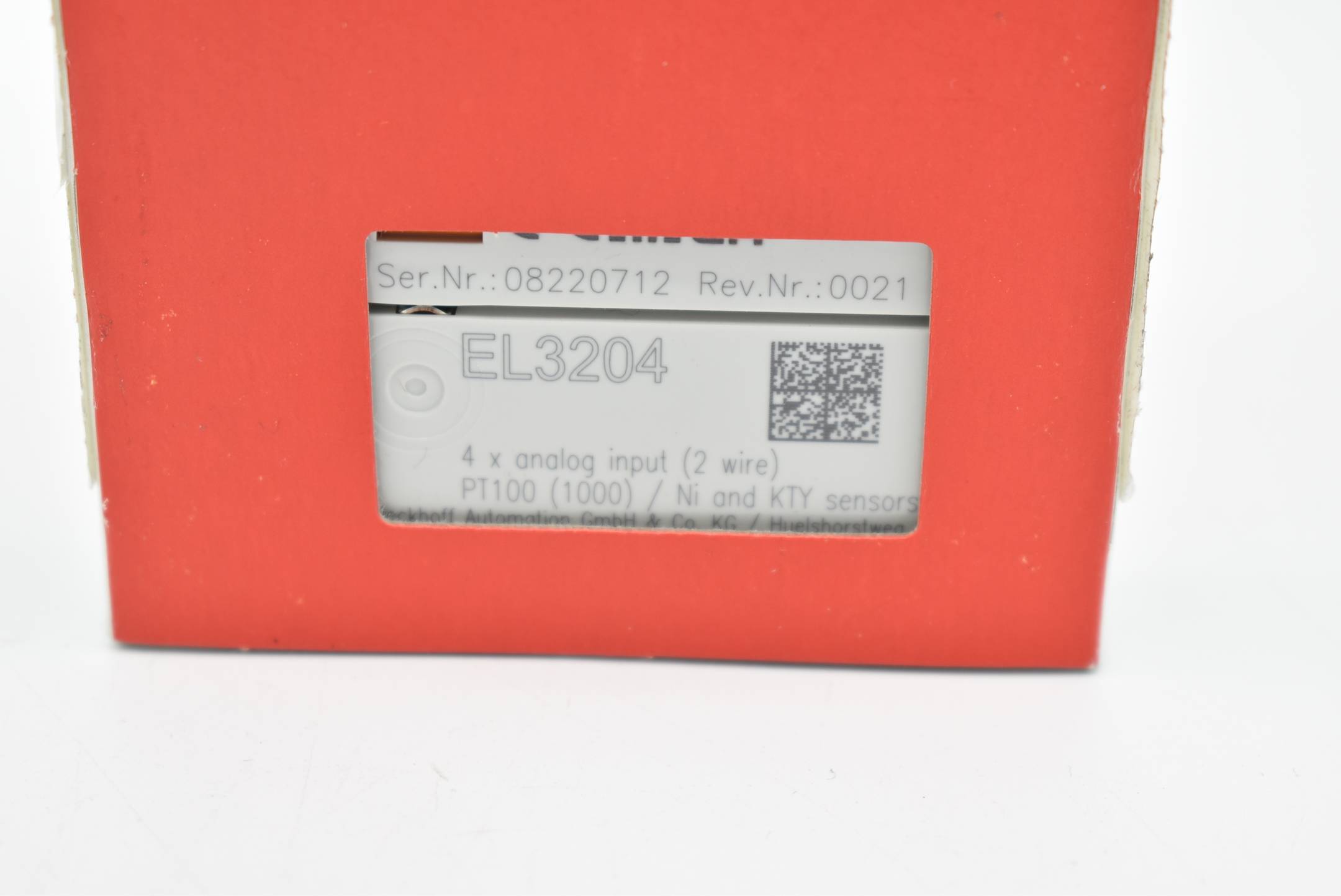 BECKHOFF Beckhoff EL3204 External Condition: Perfect Function: Working Condition Batch Size: 1pcs-1