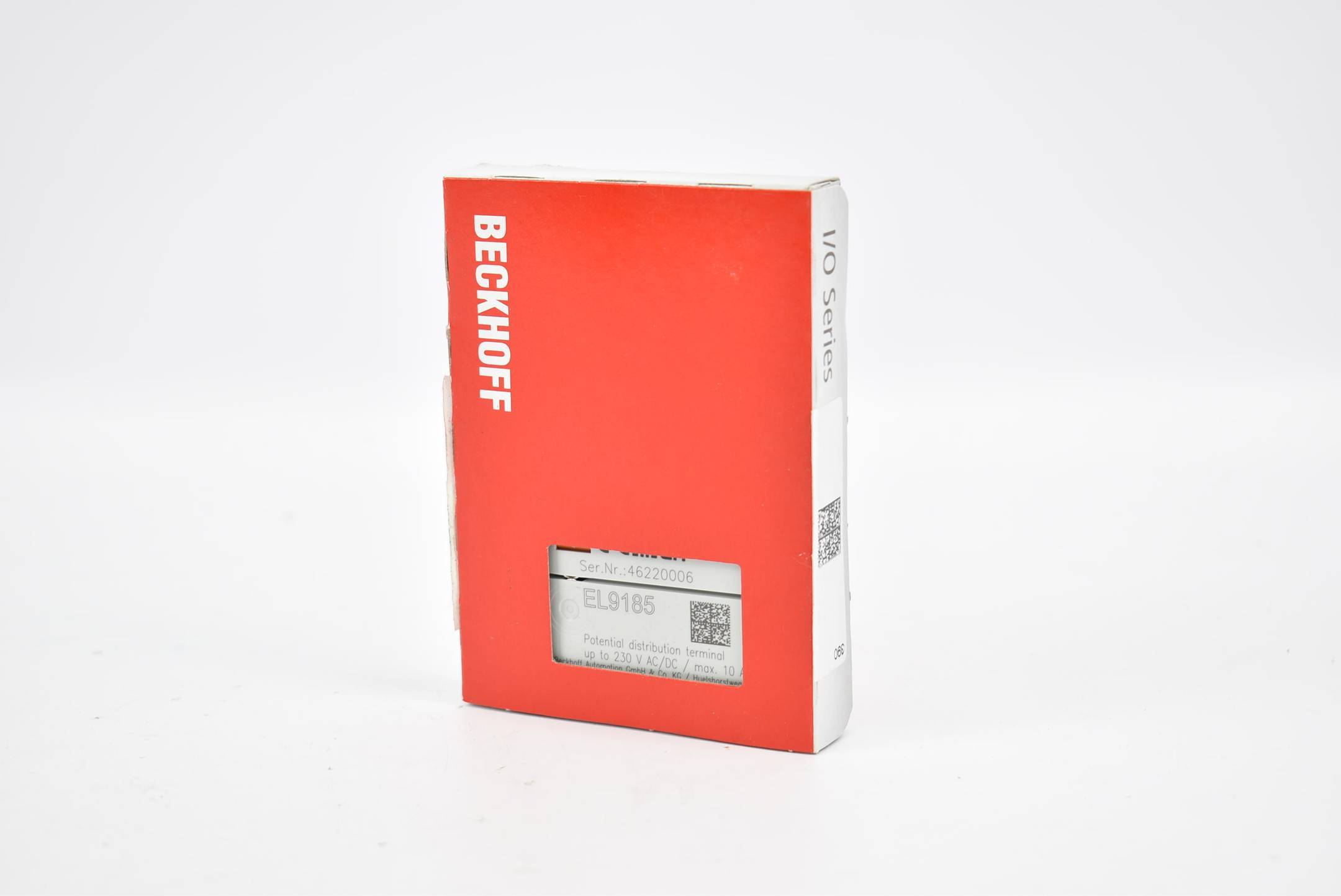 Beckhoff EL9185, EtherCAT-Klemme, Potenzialverteilung, 4x24V DC, 4x0V DC-0