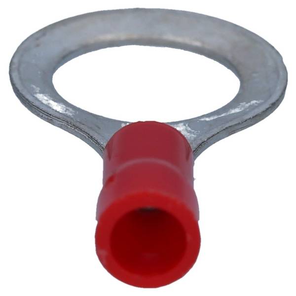 50 Stück Cembre RF-M10 Ringkabelschuh isoliert M10 rot 0,25-1,5 mm² I Industriequalität