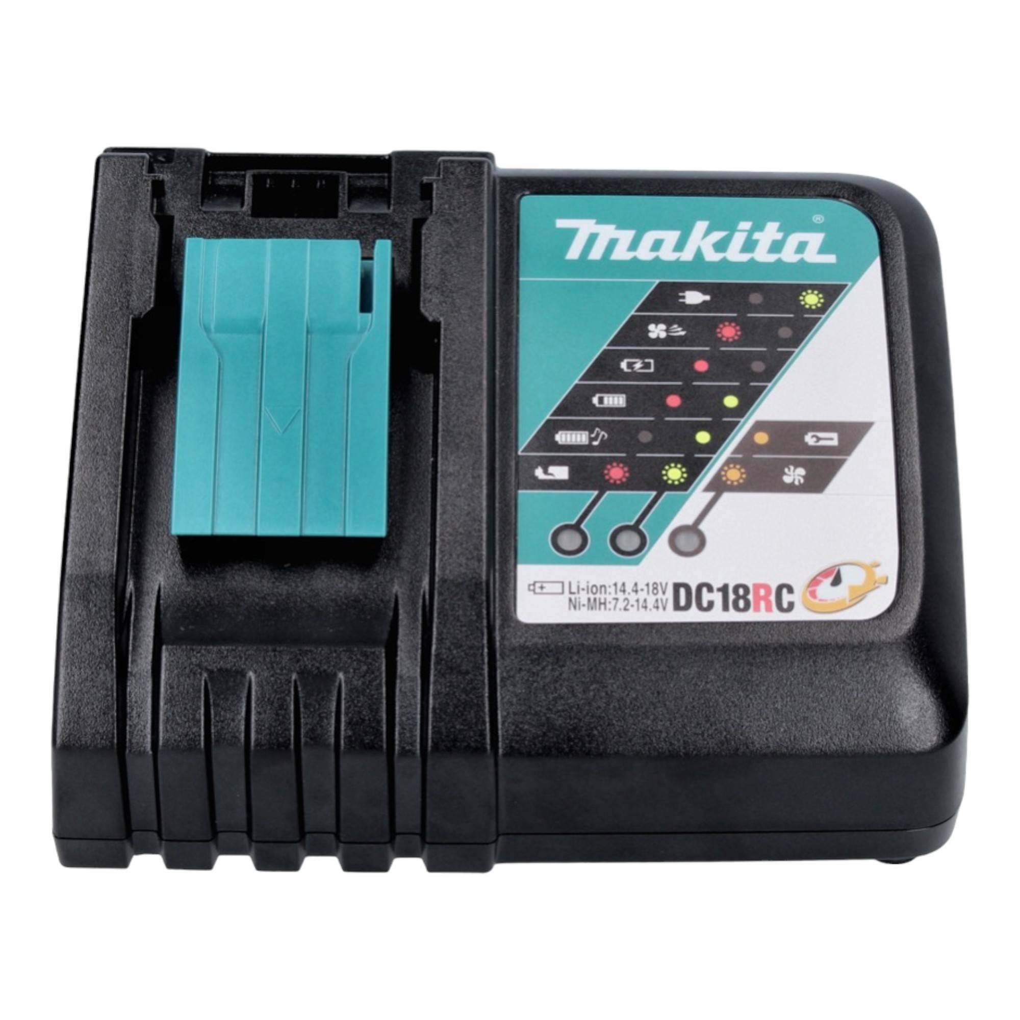 Makita DHR 171 RAX3 Akku Bohrhammer 18 V 1.2 Joule SDS Plus Brushless + 2x Akku 2,0 Ah + Ladegerät + 65 tlg Set + Koffer-4