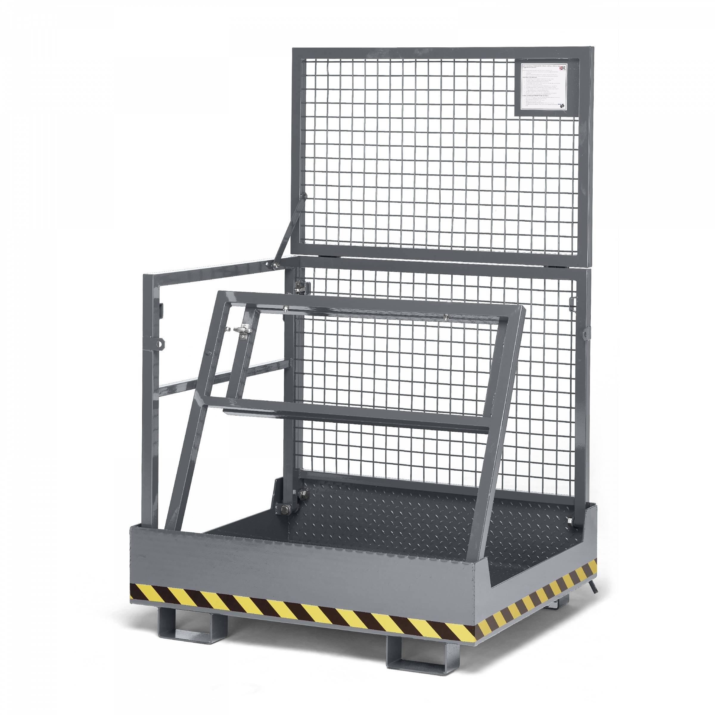 R+R Industrietechnik Arbeitskorb Typ RAK-Compact 1200x1080x1910mm RAL 7016 Anthrazitgrau-0