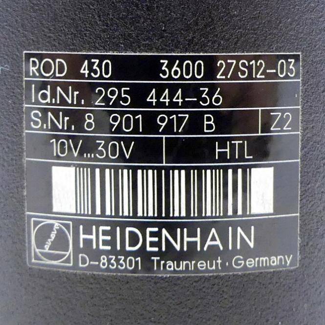 HEIDENHAIN Drehgeber ROD 430 3600 27S12-03 (295 444-36)-1