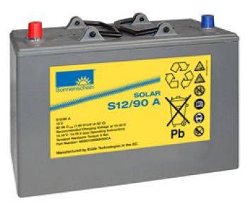 Exide Sonnenschein Solar S12/90 A Blei-Gel Batterie 12V 90Ah-0