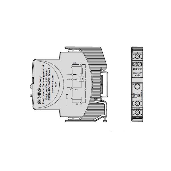 ESX10-TC-124-DC12V-10A ETA Elektronischer Sicherungsautomat-4