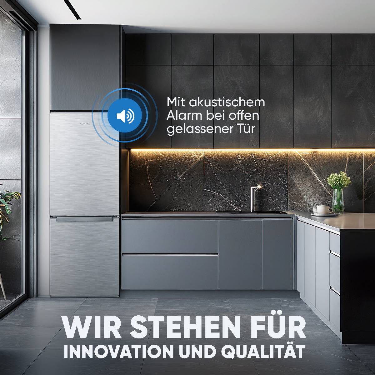 Bomann Kühl-/Gefrierkombination KG 7359 Edelstahl-Optik-5