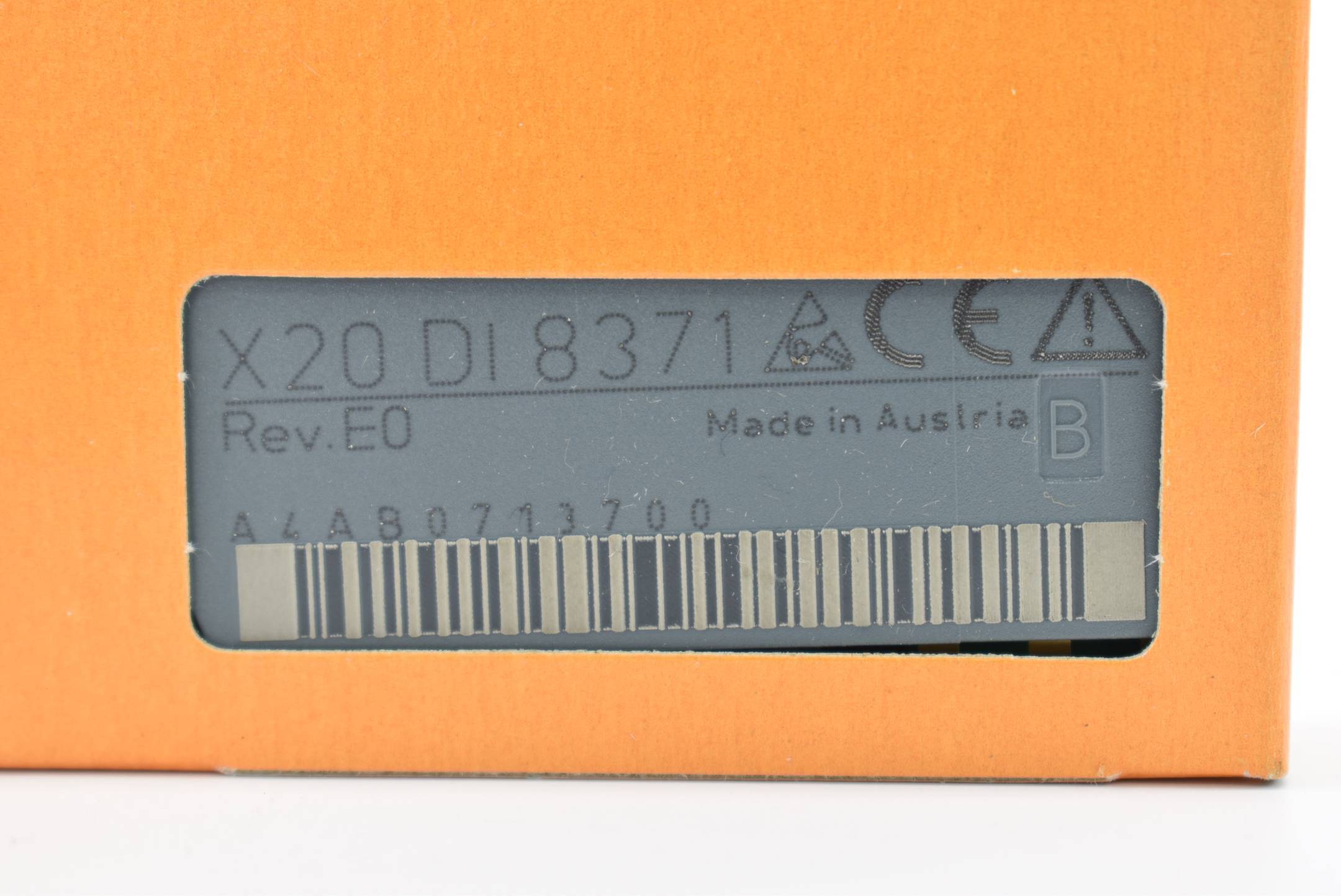 B&R automation digitales Eingangsmodul 24VDC X20DI8371 ( X20 DI 8371 ) Rev. E0-1
