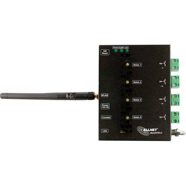 ALLNET - MSR IO Zentrale ALL4175v2 Netzwerk Schaltgerät 4fach Relais-0