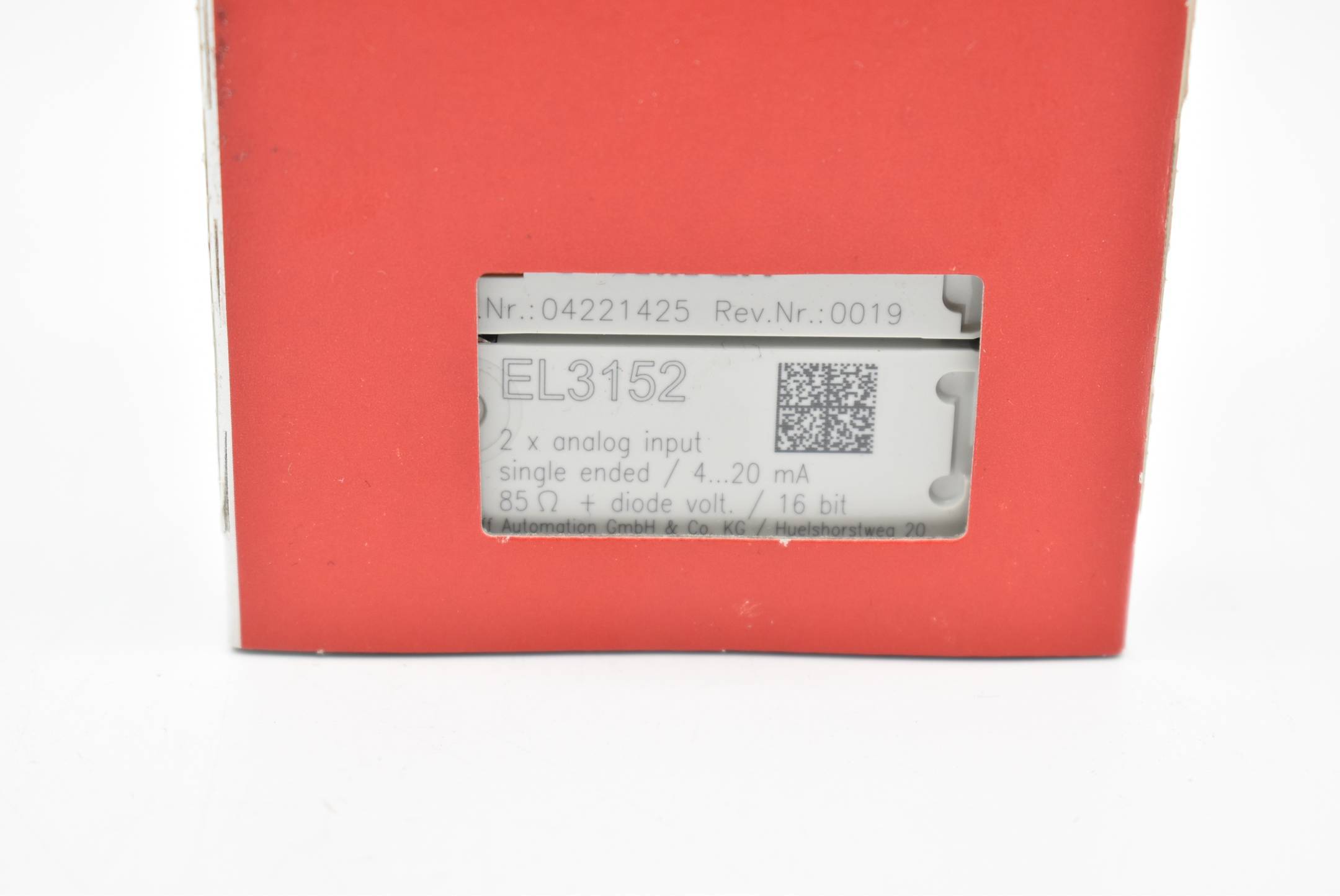 Beckhoff Analog-Eingangsklemme EL3152-1