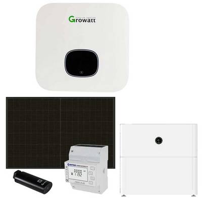 Growatt 9,66kWp PV Komplettanlage mit Glas Glas Modulen und 5kWh Speicher-0