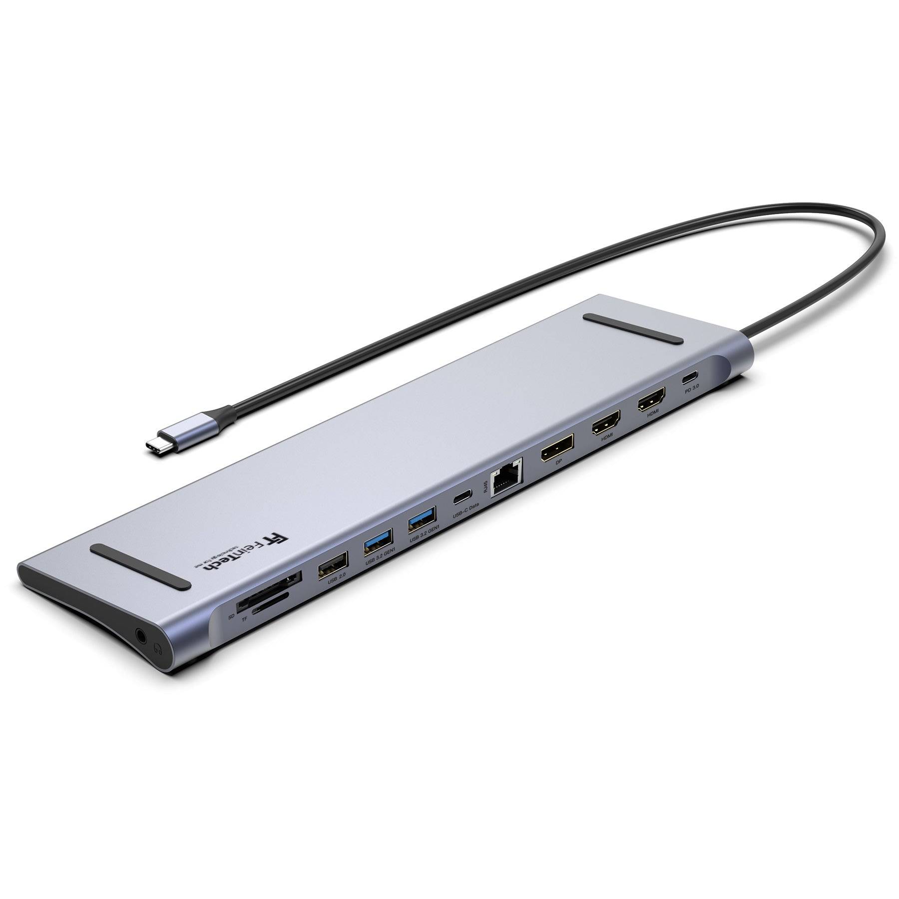 FeinTech CX301 USB Docking Station 12in1 Triple Display 4K 60Hz-0