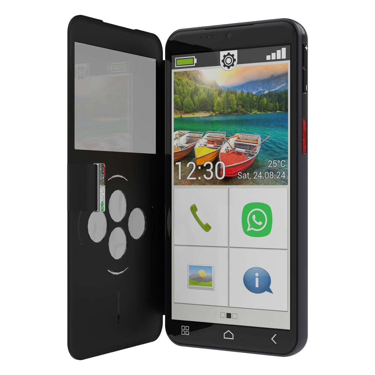 SMART.6lite Schwarz Senioren-Smartphone - Smartphone - 128 GB-1