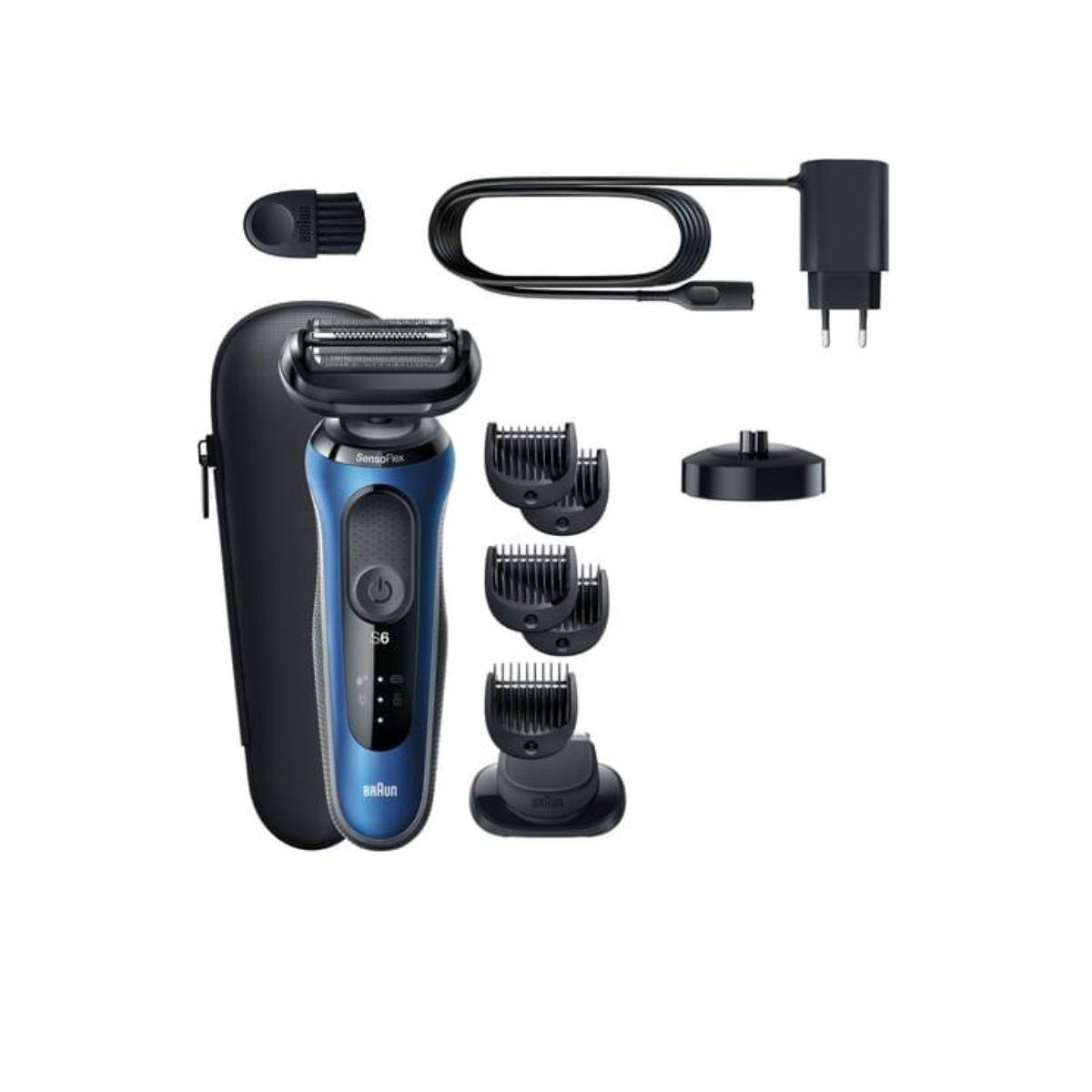 Braun Series 6 61-B4500cs - Folienschaber - Schwarz - Blau - Tasten - LED --0