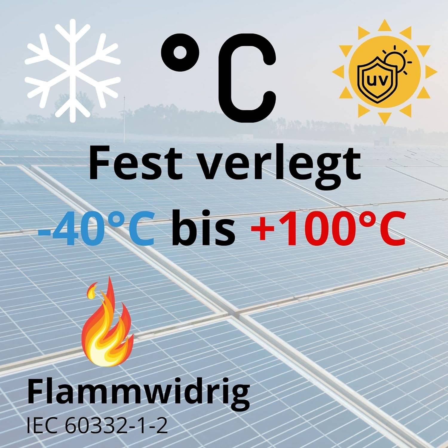 LappKabel Bund Lapp ÖLFLEX SOLAR XLS-R T 2X4mm² BK/RD Solarkabel Zwillingsleitung, 20m 2x4mm²-3