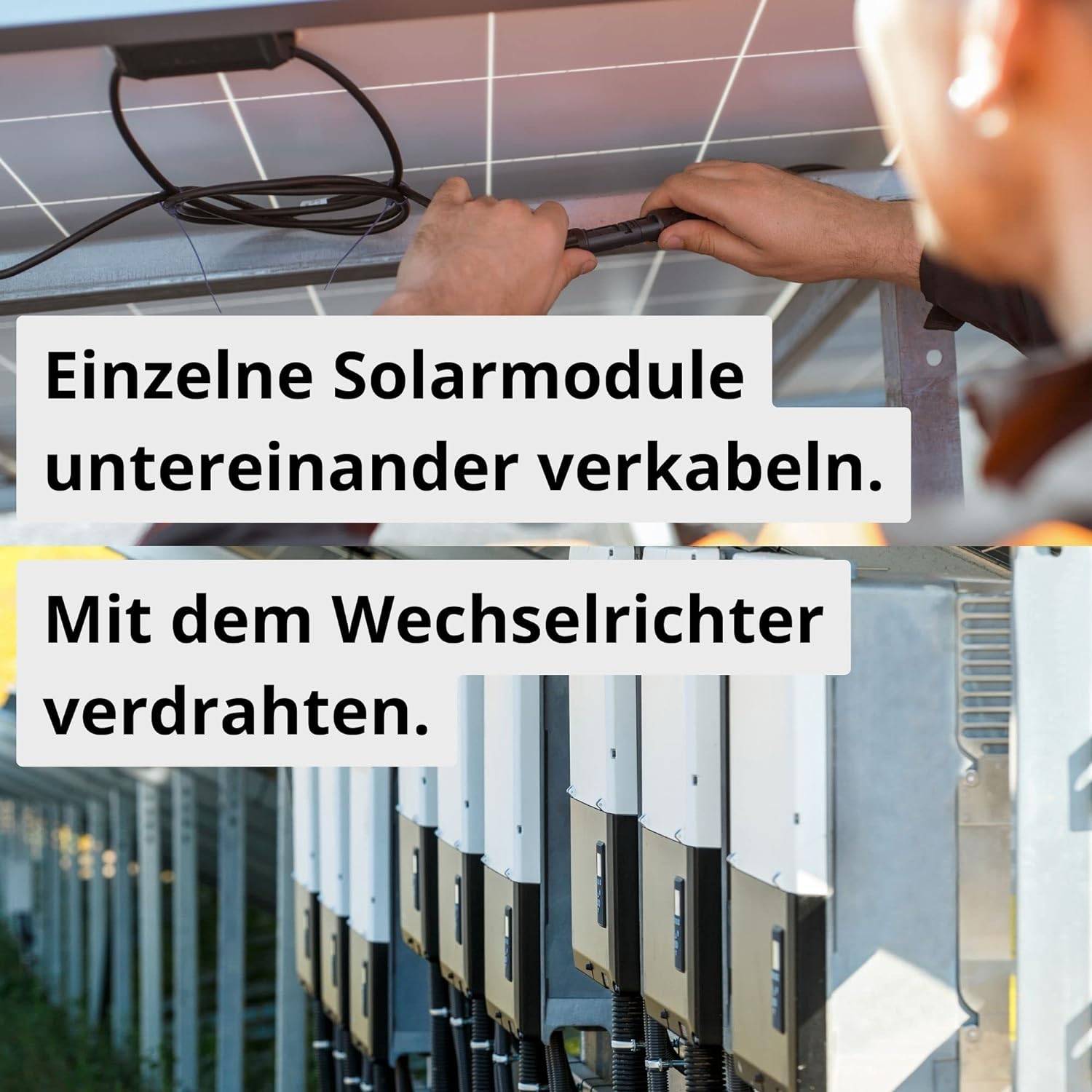 LappKabel Bund Lapp ÖLFLEX SOLAR XLS-R T 2X4mm² BK/RD Solarkabel Zwillingsleitung, 20m 2x4mm²-4