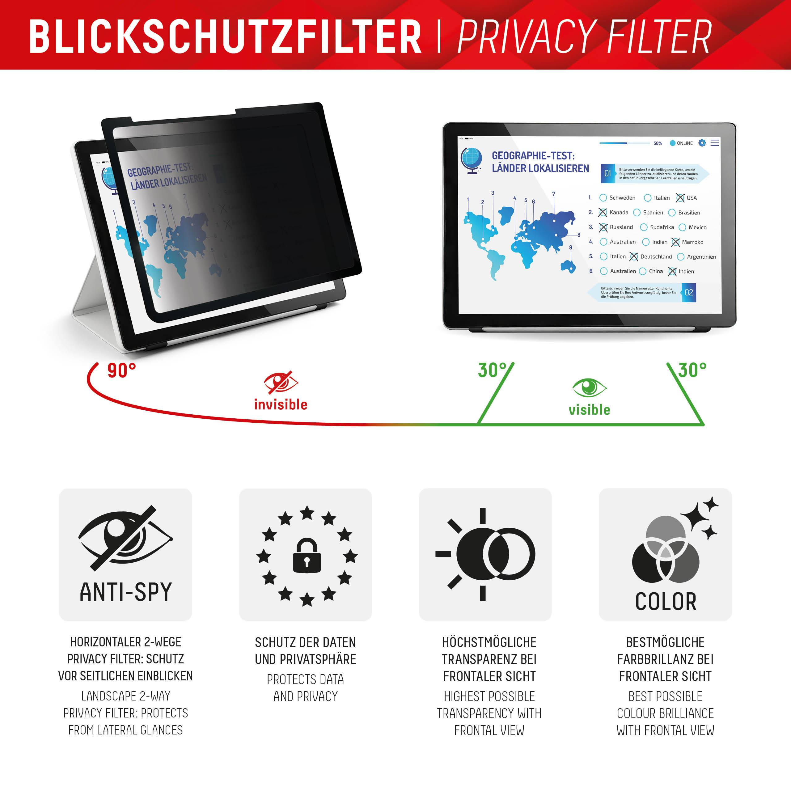 Privacy Safe Blickschutzfilter für iPad 10,9'' (10. Gen) / 11"" (2025) / Air 11'' (2024/2025/2026)-1
