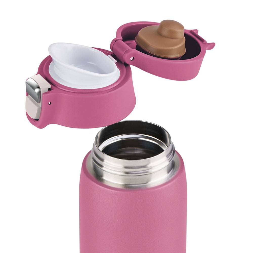 EMSA Light Mug, Rose, Edelstahl, Polypropylen (PP), 400 ml, 6,6 cm, 196 mm-3