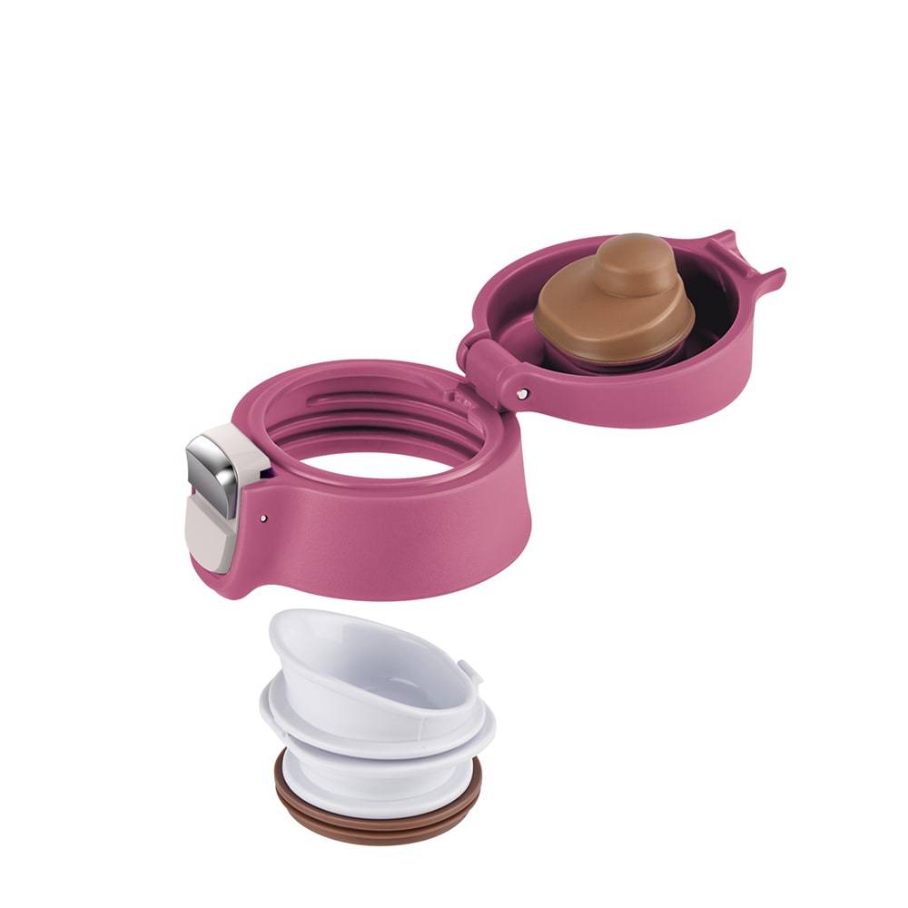 EMSA Light Mug, Rose, Edelstahl, Polypropylen (PP), 400 ml, 6,6 cm, 196 mm-4