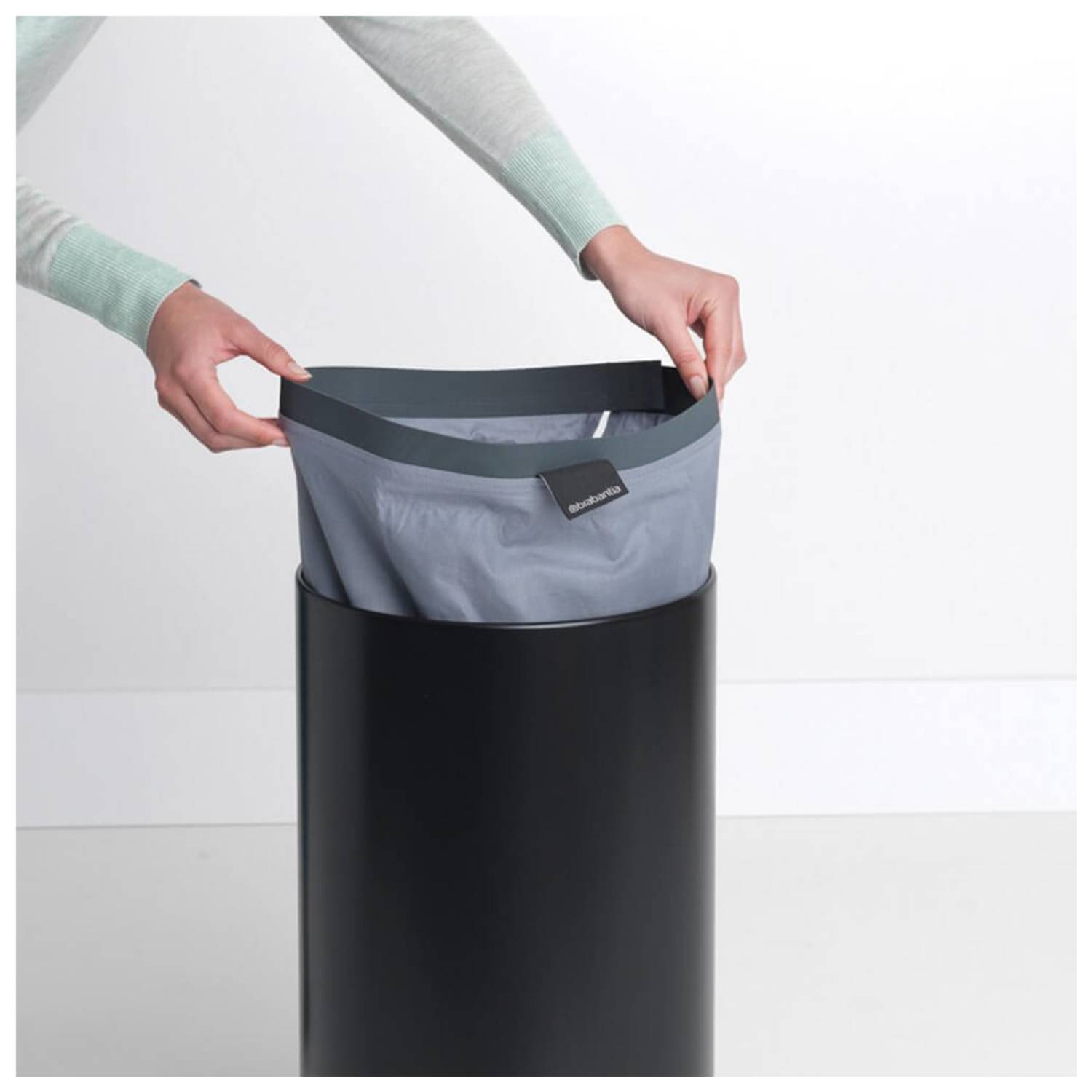 Brabantia 120008, 35 l, Rund, Schwarz, Beige, 300 mm, 300 mm-0