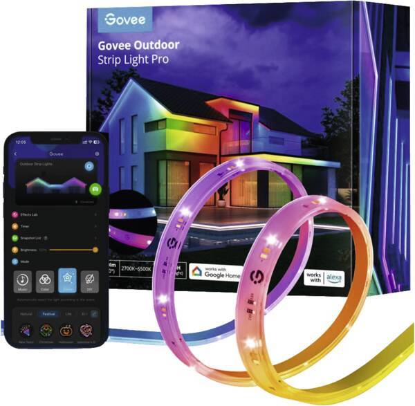 Govee RGBIC SMART LED-Lichtstreifen für den Außenbereich 10,0m-1