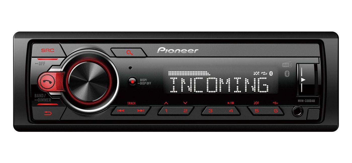Pioneer MVH-330DABAN mit DAB Antenne - Schwarz-0
