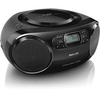 Philips CD Soundmachine AZB500 - Ghettoblaster - FM - CD-R/W - LCD - 220 - 240V-1