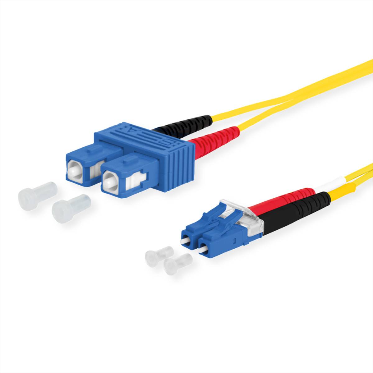 METZ CONNECT OpDAT Patchkabel SC-D/LC-D OS2, 1 m-0