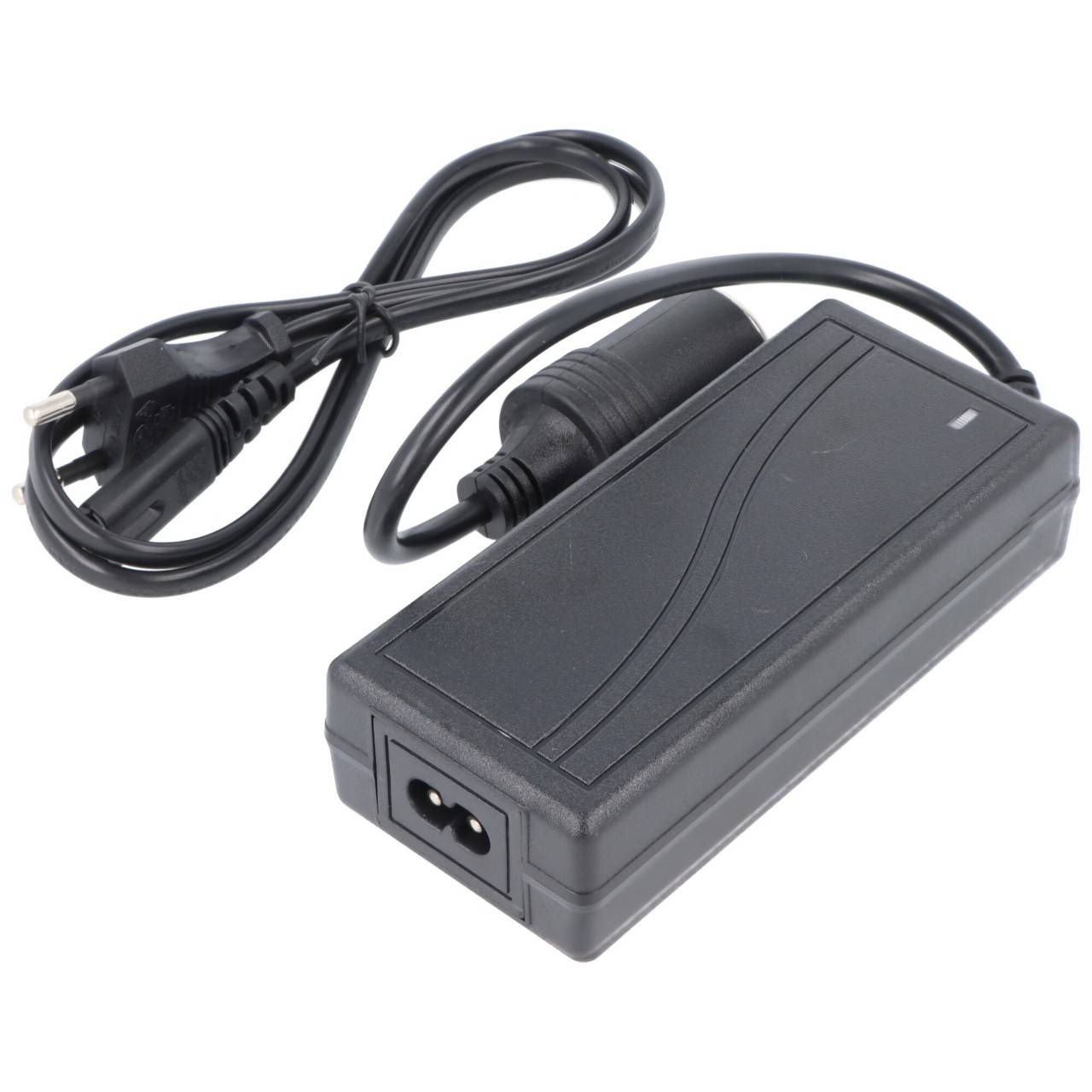 Spannungswandler passend für 12 Volt Kühlboxen, 100-240V AC auf 12V DC mit Zigarettenanzünder-Stecker-3