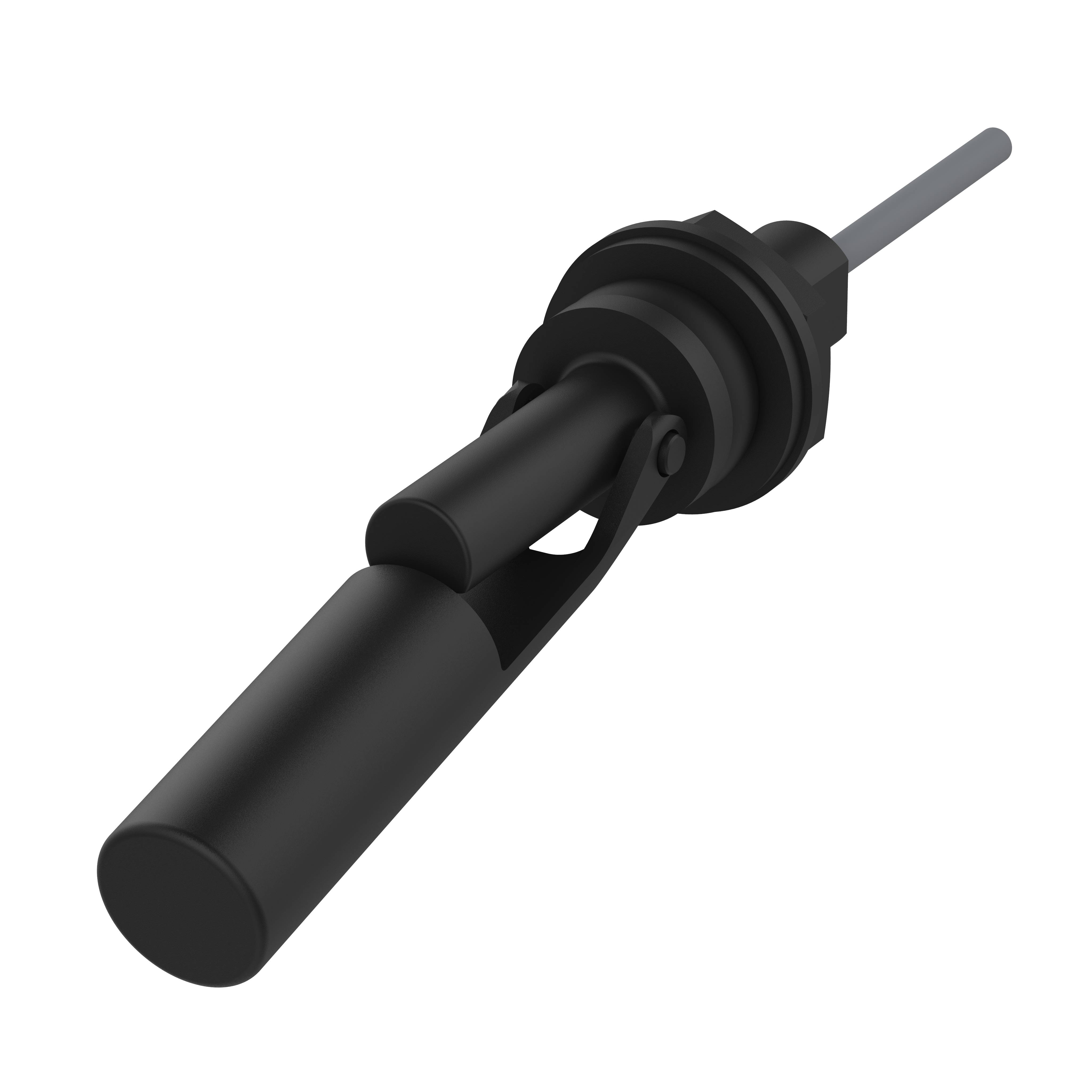 Elobau 207KS12D-5 Klappschwimmerschalter Schließer/Öffner, 250V, PP, 5m Kabel-0