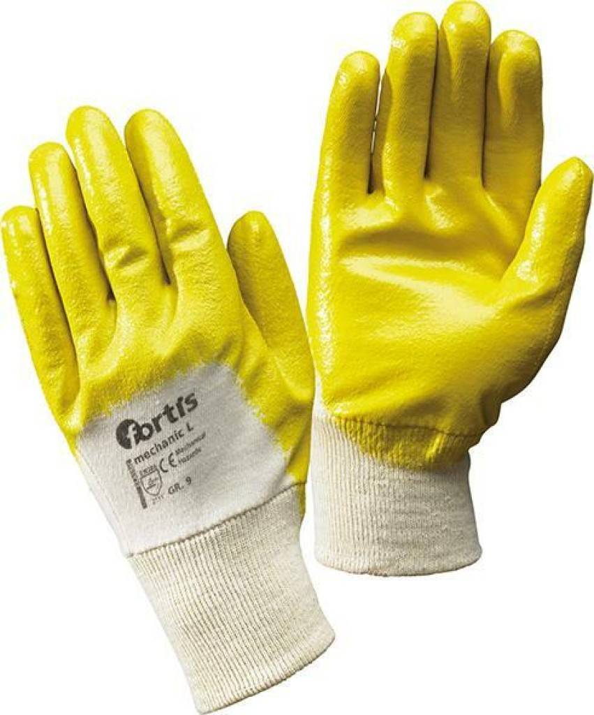 FORTIS Handschuh MechanicL, Nitril,gelb, Gr.10 FORTIS-0