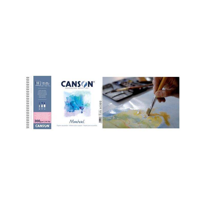 CANSON Aquarellblock "Montval", 135 x 210 mm, 300 g/qm-0