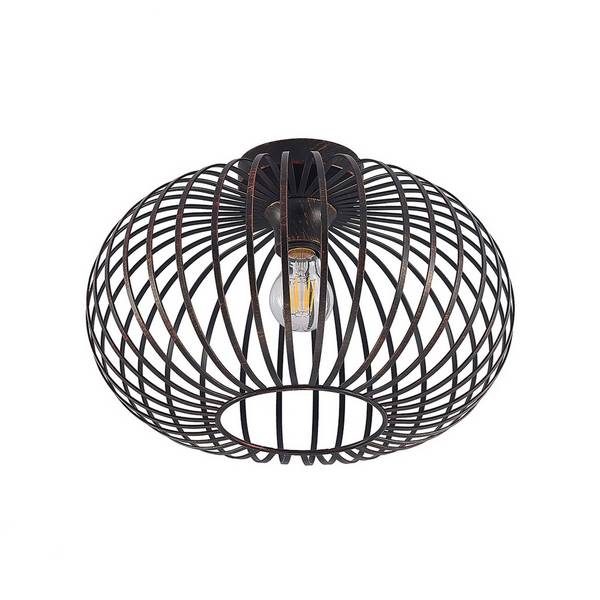 Lindby Deckenlampe 'Rosalea' in schwarz aus Metall