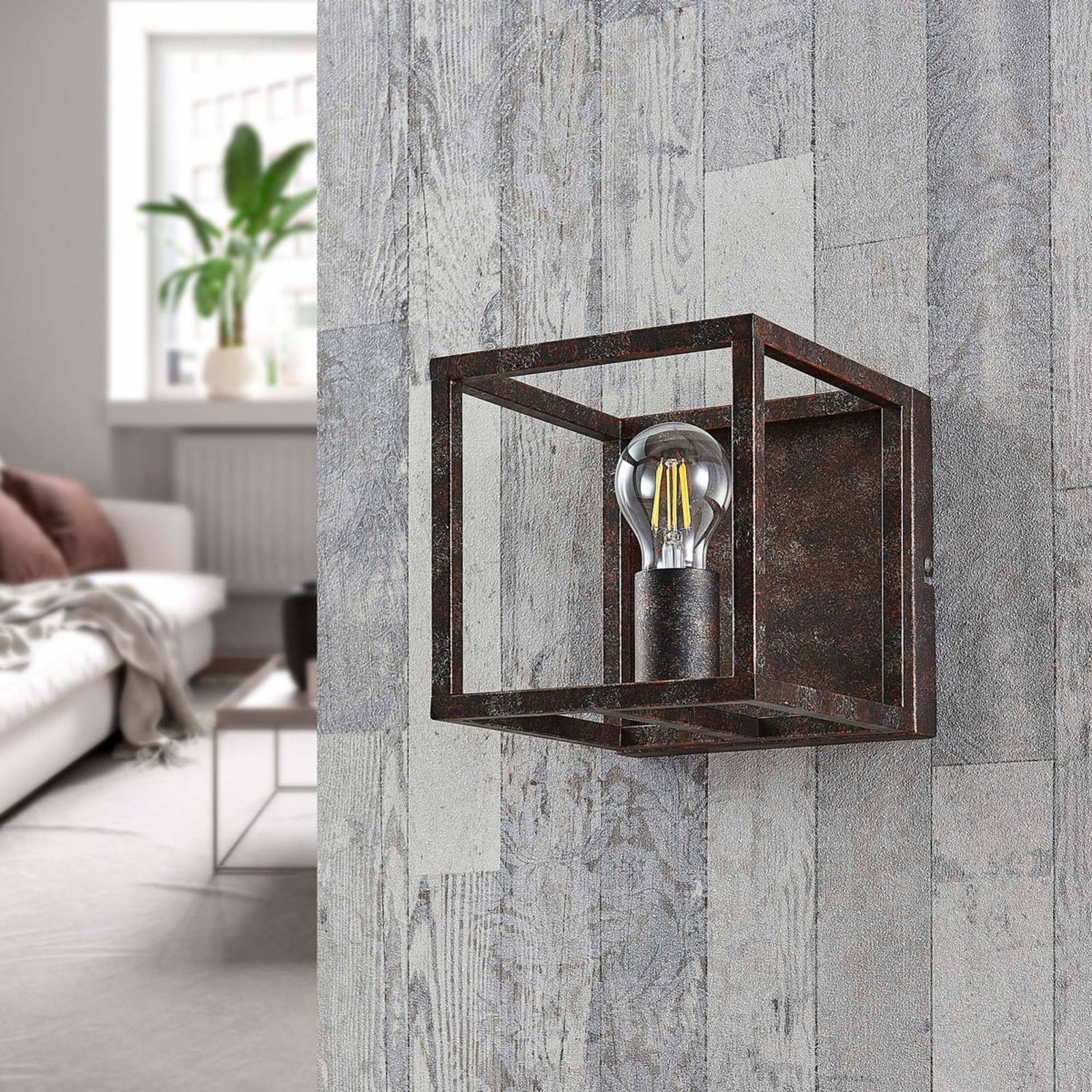 Lindby Vägglampa, vägglampa inomhus 'Emin' aus metaller-2