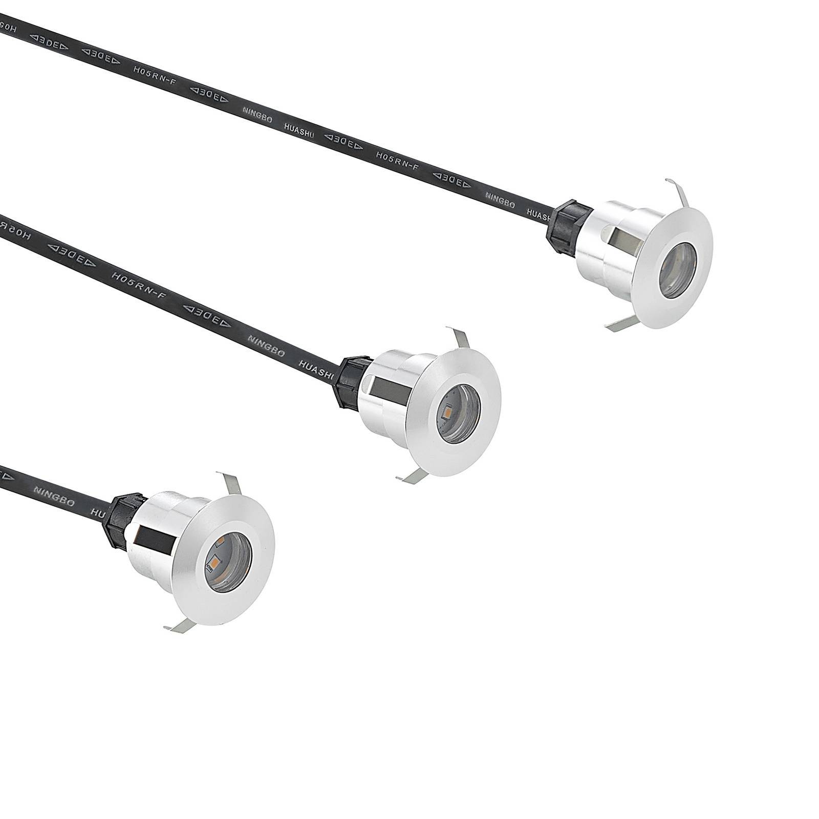 Lindby LED LED-markspotlight 'Gracelle' aus aluminium / grå zink-0