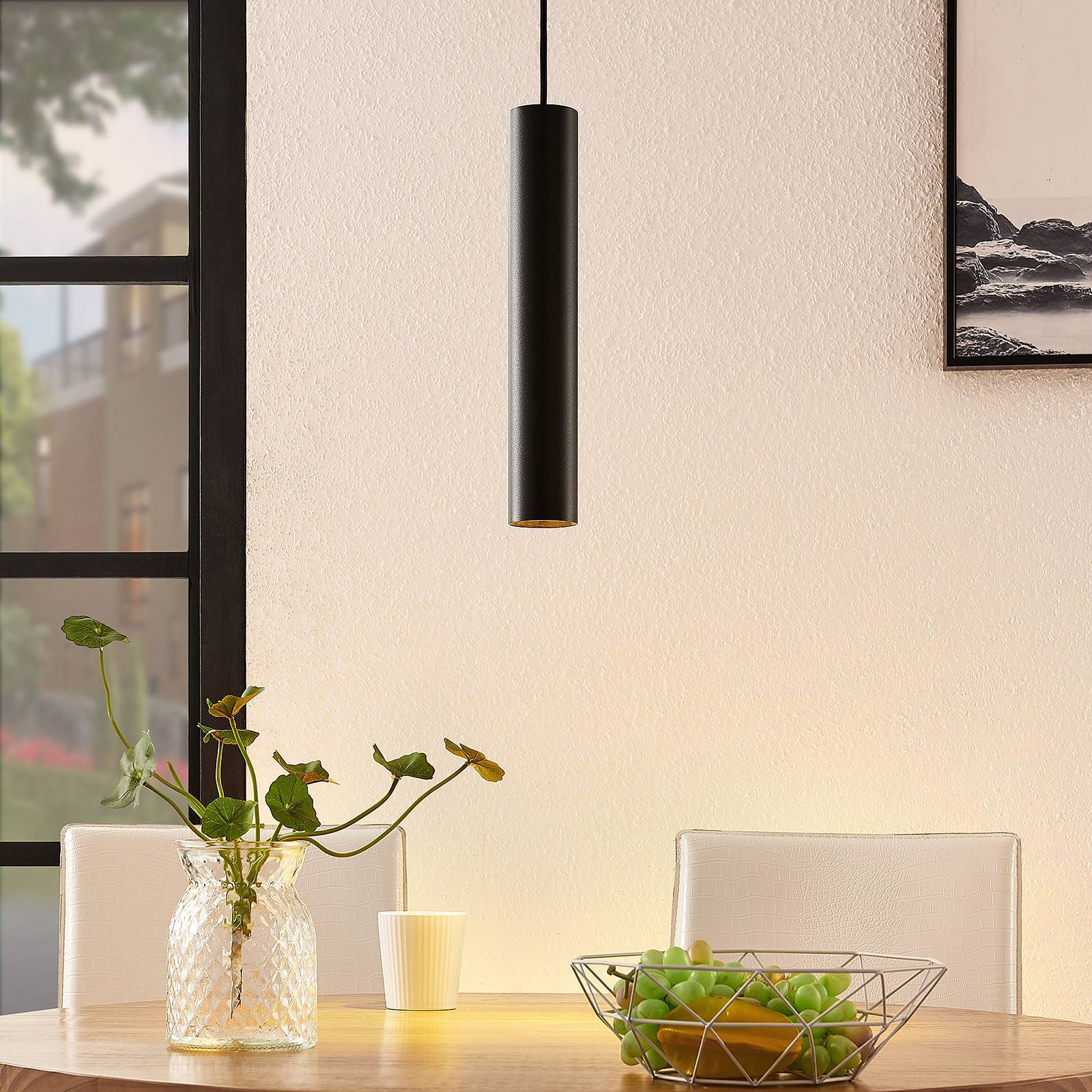 Arcchio Pendelleuchte 'Ejona' in schwarz aus Aluminium-2