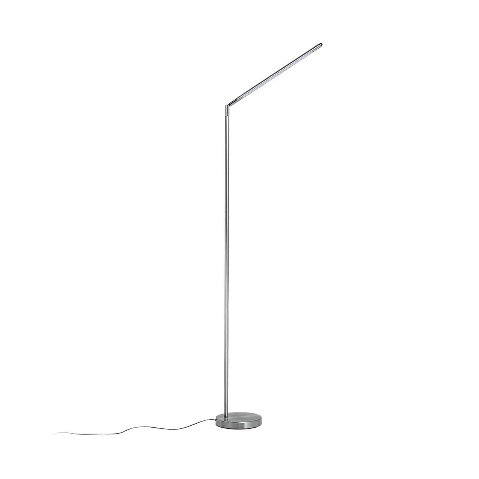 Lindby LED Stehlampe 'Jabbo' in alu aus Metall-0