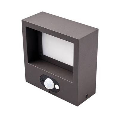 Lucande LED Solcellslampa utomhus 'Mahra' aus aluminium / grå zink-0