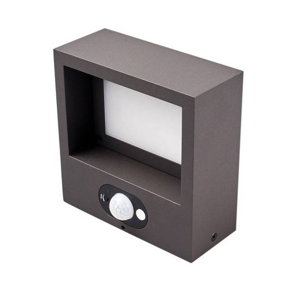 Lucande LED Solcellslampa utomhus 'Mahra' aus aluminium / grå zink