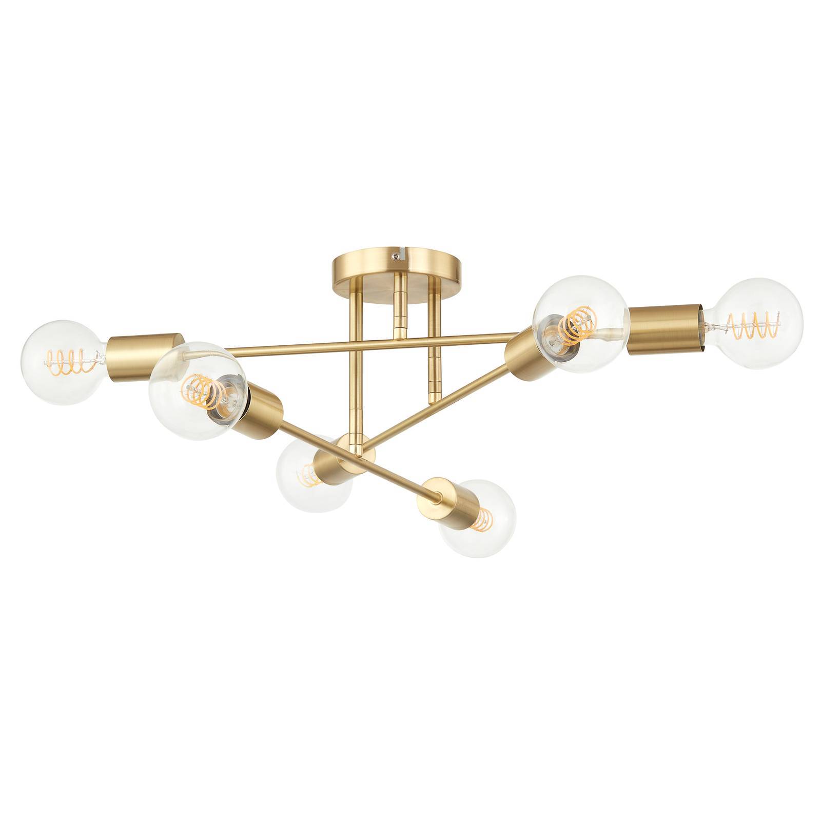 Lindby Deckenlampe 'Aloria' in gold / messing aus Metall-0