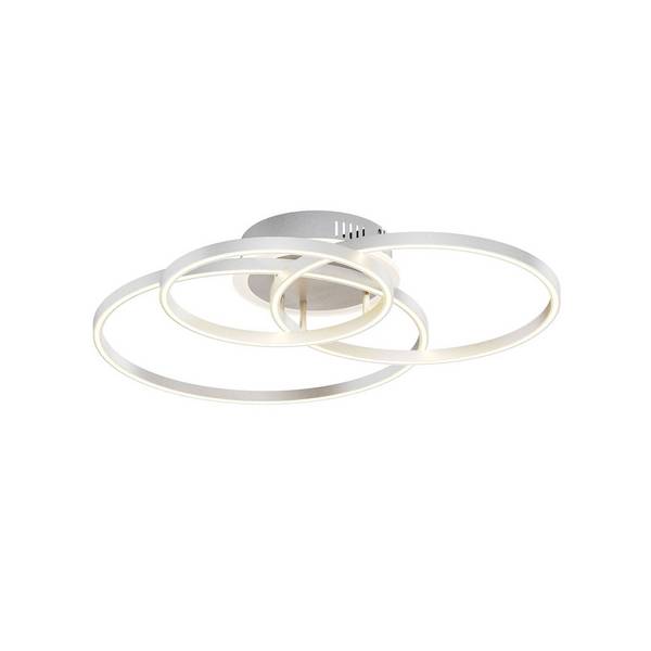 Lindby LED Smarta hem taklampa 'Tula' aus aluminium / grå zink