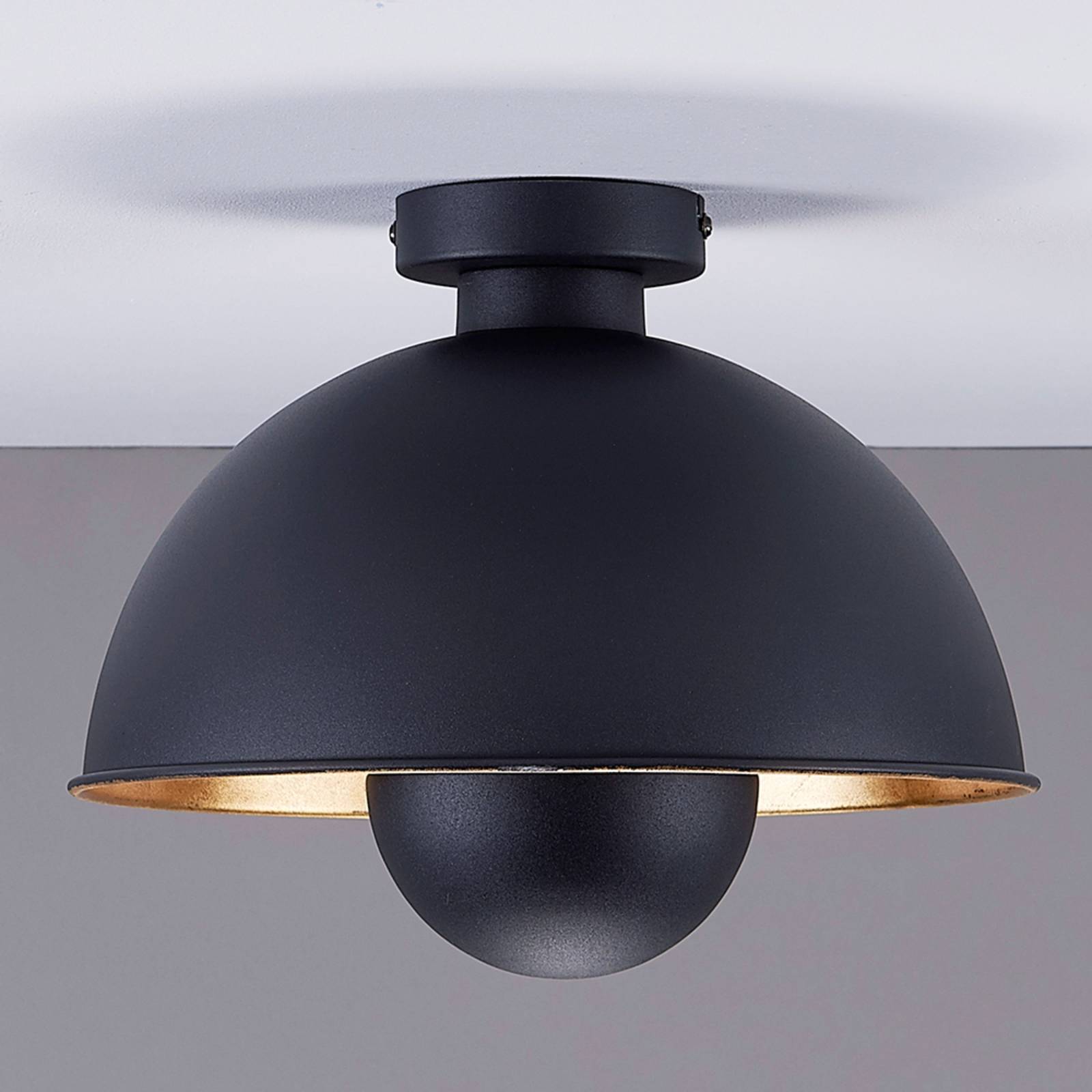 Lindby Deckenlampe 'Lya' in schwarz aus Metall-4