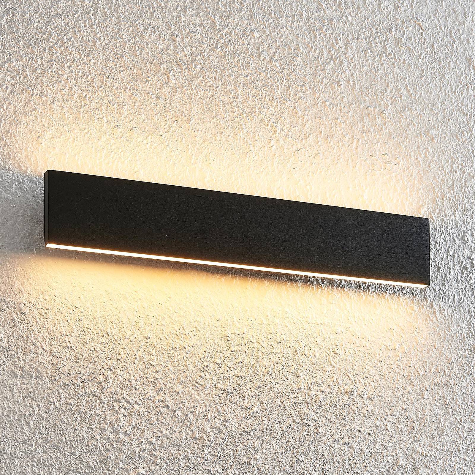 Lindby LED Wandleuchte Innen 'Ignazia' in schwarz aus Metall-2