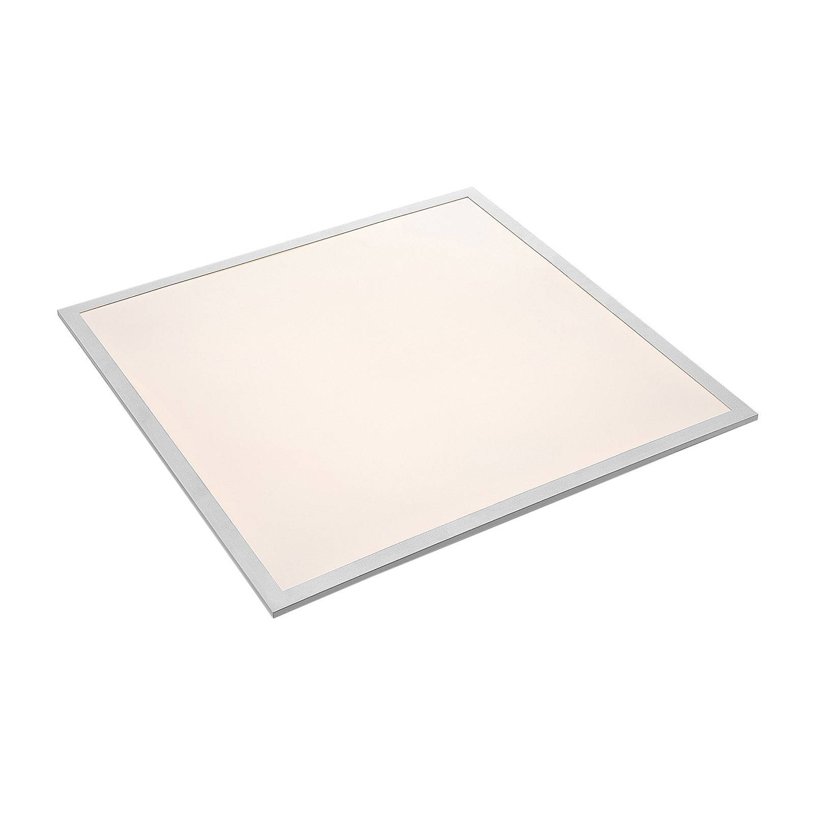 Lindby LED Panel 'Stenley' in weiß aus Kunststoff-0