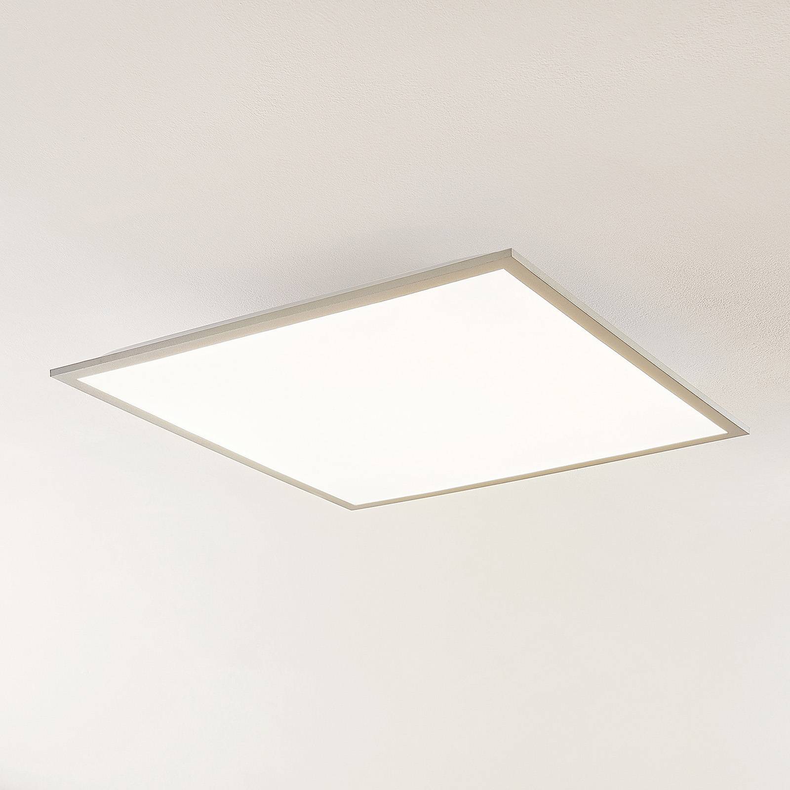 Lindby LED Panel 'Stenley' in weiß aus Kunststoff-2