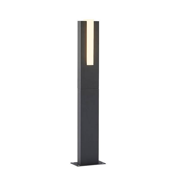 Lucande LED LED-utomhuslampa 'Virgalia ' aus aluminium / grå zink